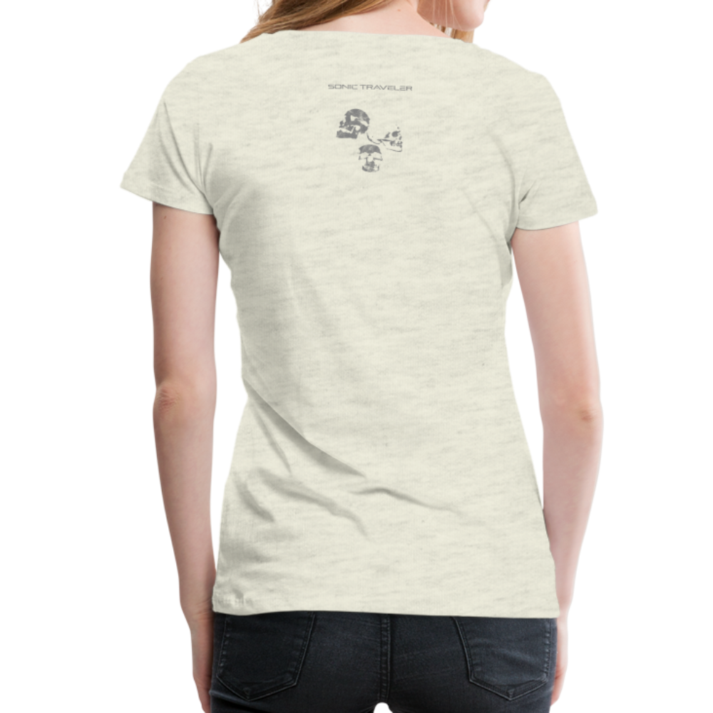 Beer + Concerts Premium Women's T-Shirt - heather oatmeal