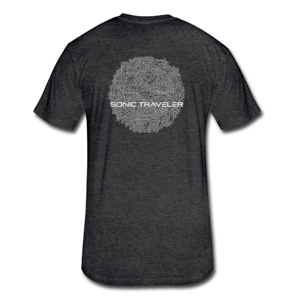 Spaceman / Catherine Wheel Tee - heather black