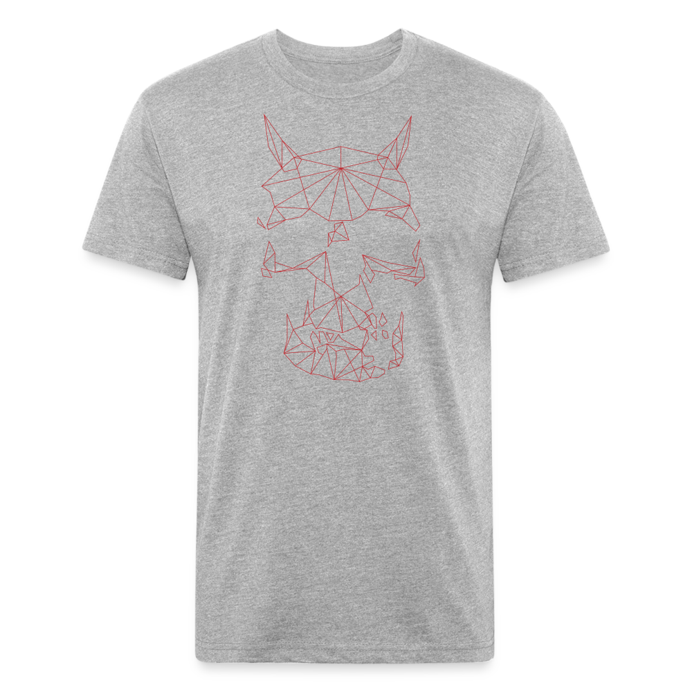 Digital Beasts - HRNSKUL Elite Tee CODE R - heather gray